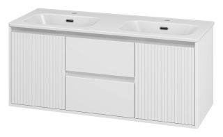 Подвесная тумба под раковину Brevita Wine 75 Win-09120-01-01-2Я белый